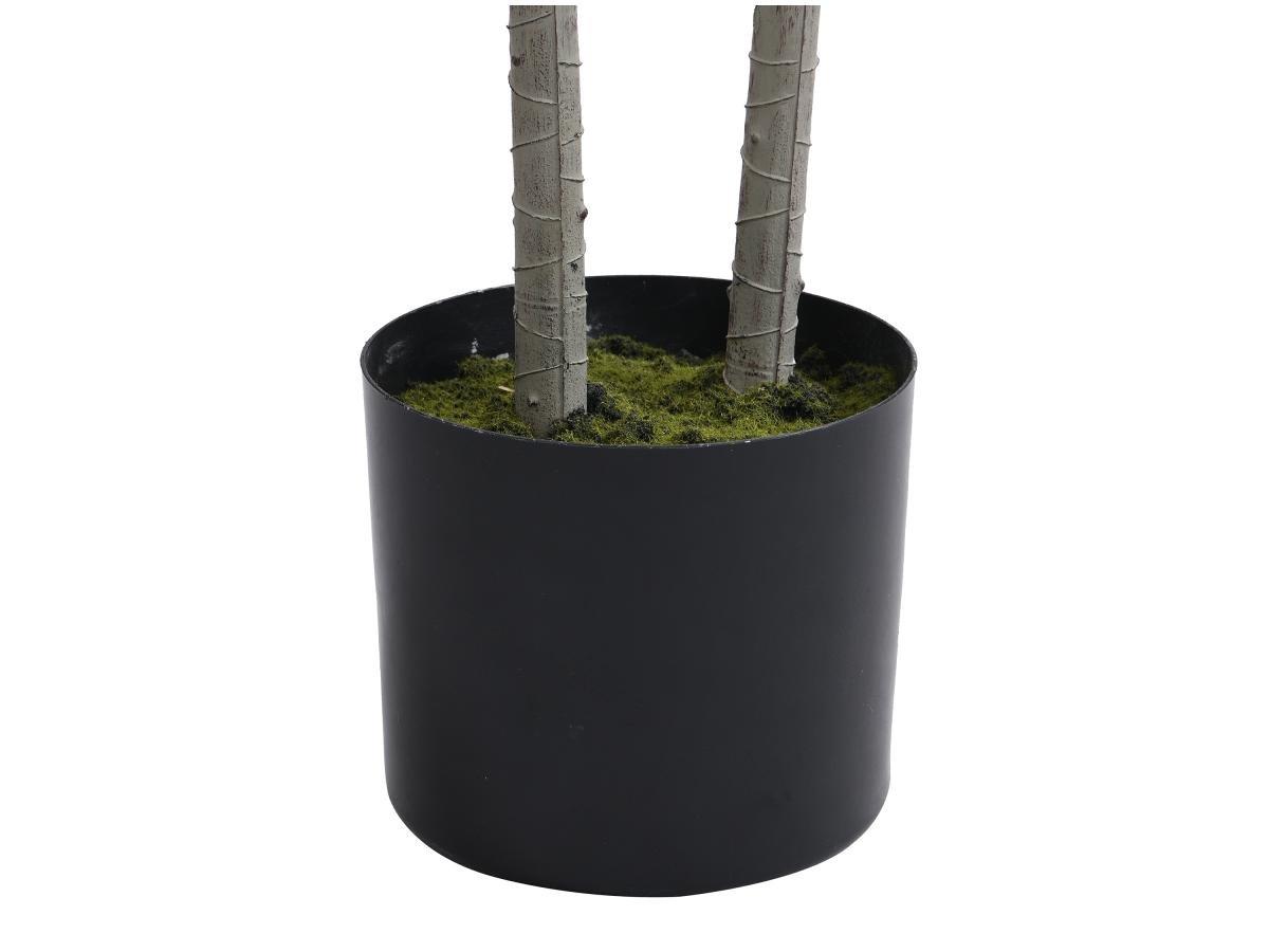 Vente-unique Kunstpflanze Yucca-Palme mit Topf - H. 150 cm - LYA  