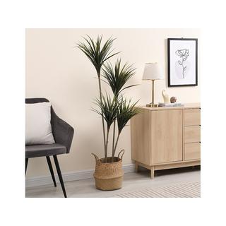 Vente-unique Kunstpflanze Yucca-Palme mit Topf - H. 150 cm - LYA  
