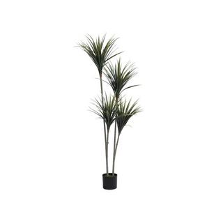 Vente-unique Kunstpflanze Yucca-Palme mit Topf - H. 150 cm - LYA  