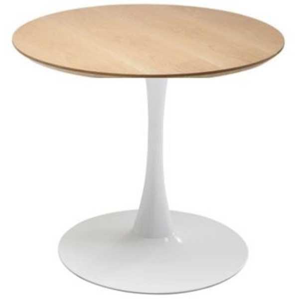 KARE Design Table Schickeria aspect chêne blanc ronde 110  