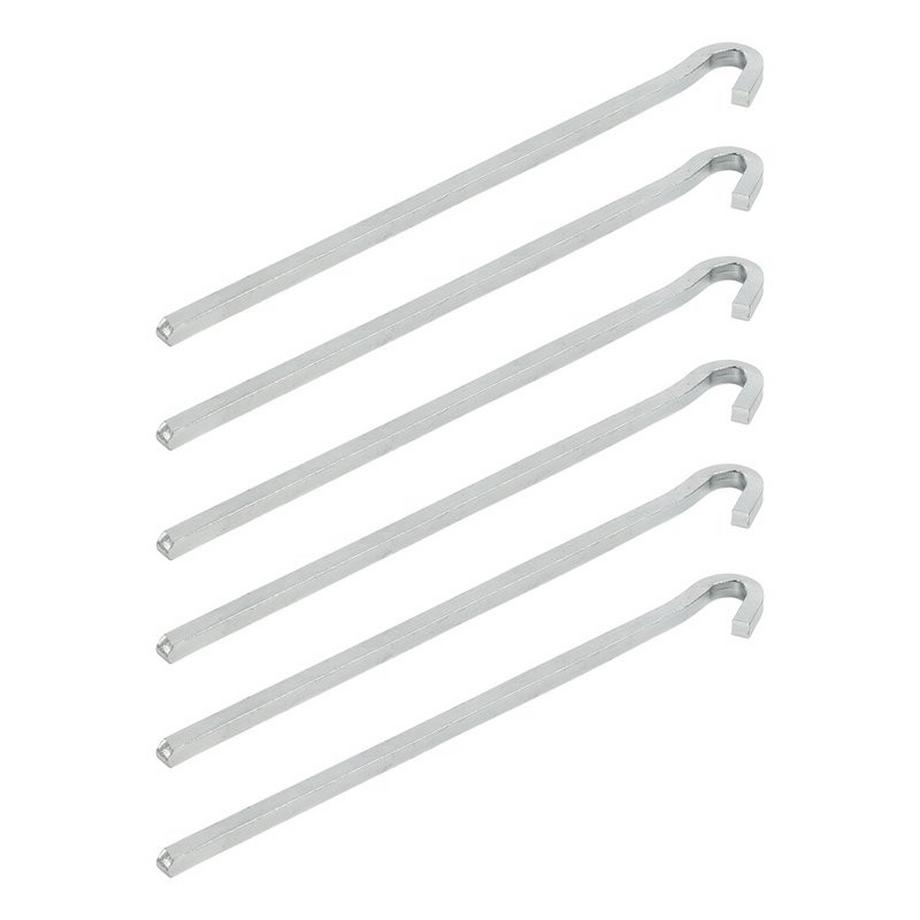 Pricenet  Felshering 22cm Metallquadrat 6 Stück im Polybeutel 