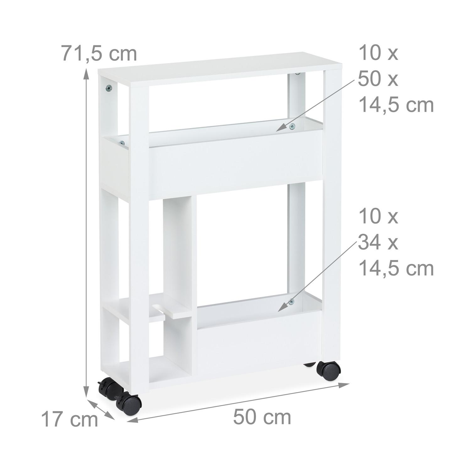 Northix Weißer Nischenwagen  