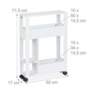 Northix Weißer Nischenwagen  