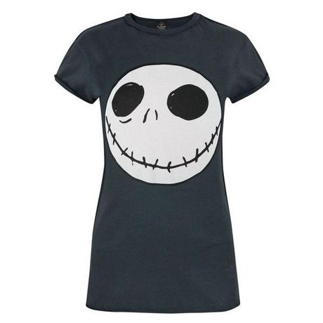 Nightmare Before Christmas  L’Étrange Noël de Mr Jack Tshirt Jack à ourlet inverse 