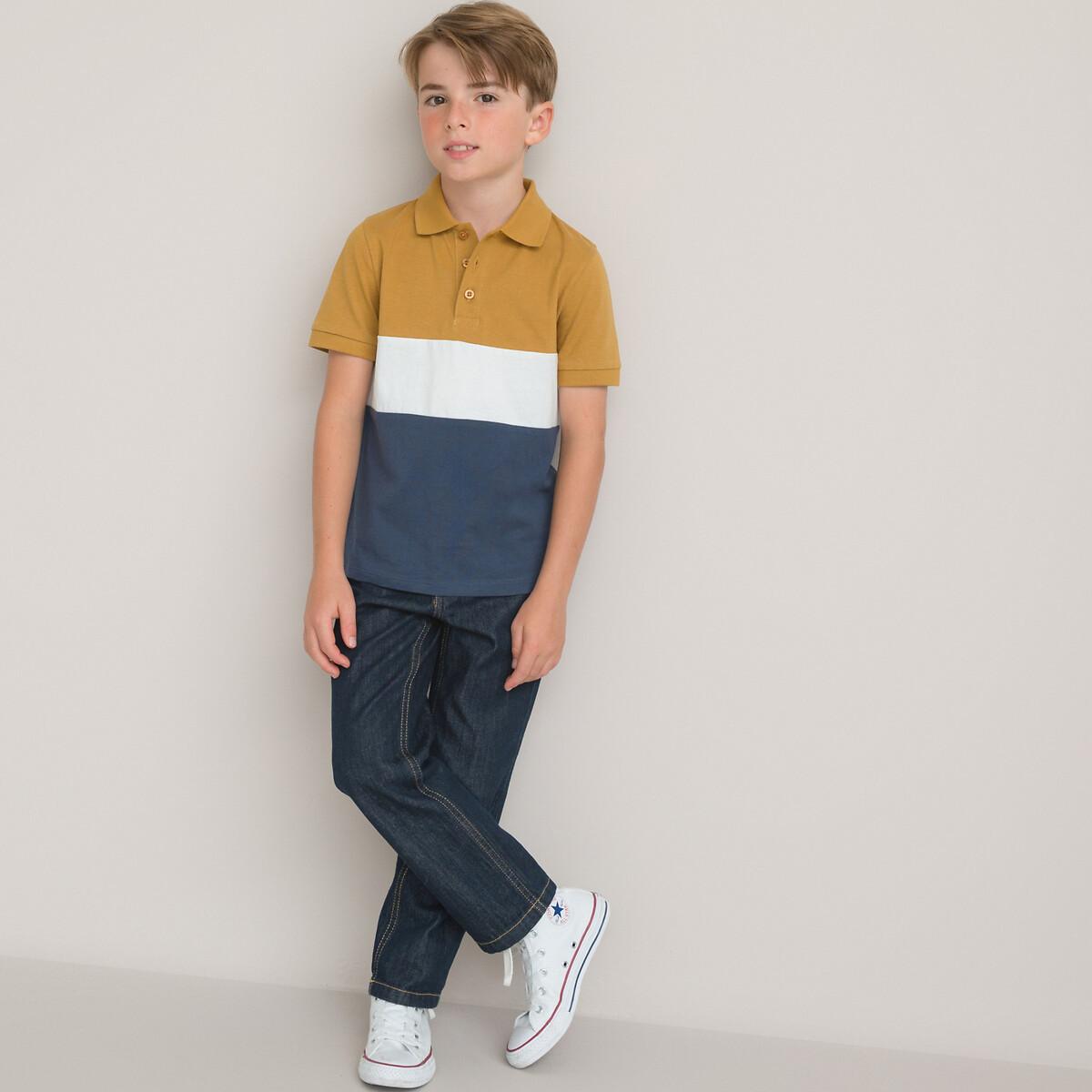 Image of Kurzärmeliges Poloshirt Jungen Braun 114