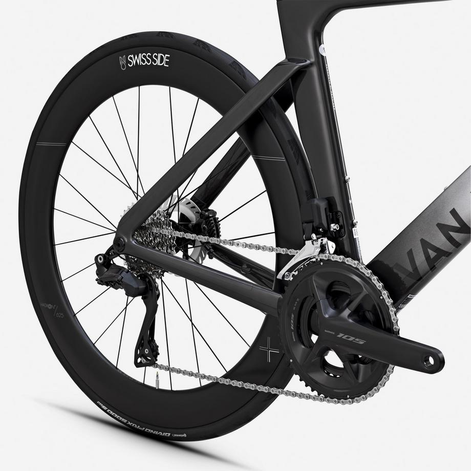 VAN RYSEL  Bici da corsa Aerodinamica Telaio in carbonio 