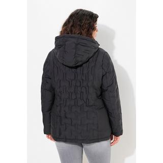 Ulla Popken  Manteau HYPRAR à capuche, matelassé et imperméable. Coupe évasée. 