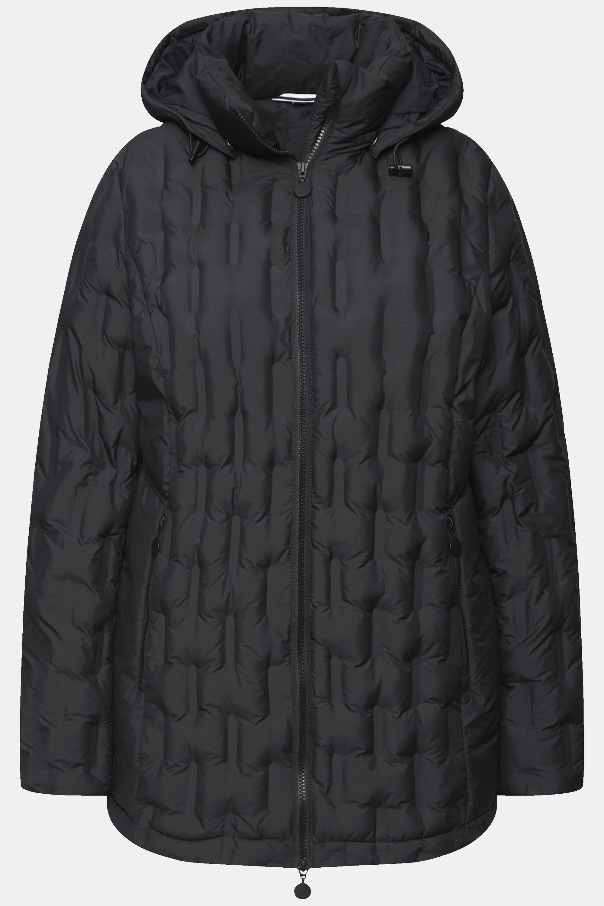 Ulla Popken HYPRAR Giacca trapuntata idrorepellente con cappuccio  