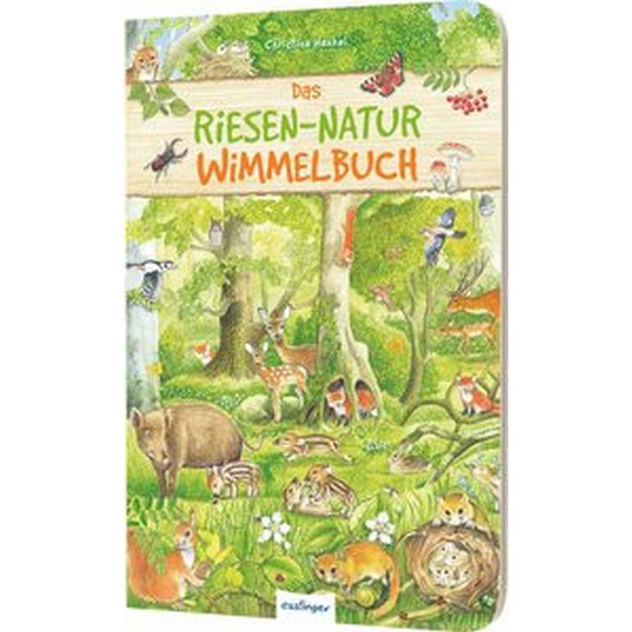 Riesen-Wimmelbuch: Das Riesen-Natur-Wimmelbuch Henkel, Christine (Illustrationen) Gebundene Ausgabe 