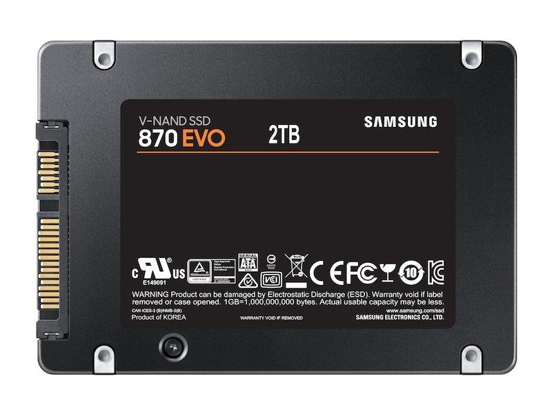 SAMSUNG  870 EVO 2000 GB Nero 
