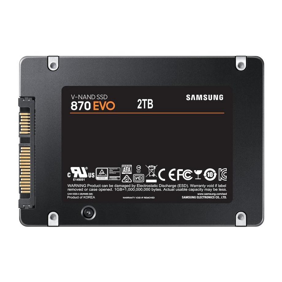 SAMSUNG  870 EVO 2000 GB Schwarz 