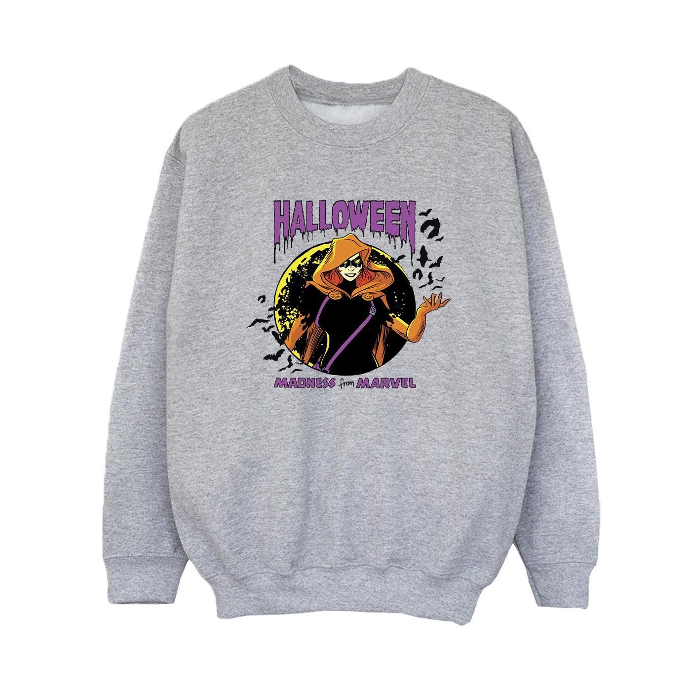 Image of Black Widow Halloween Sweatshirt Jungen Grau 128