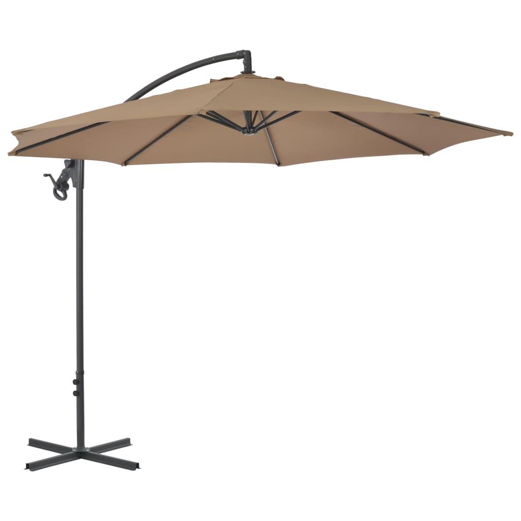 VidaXL Parasol d'extérieur en porte-à-faux  