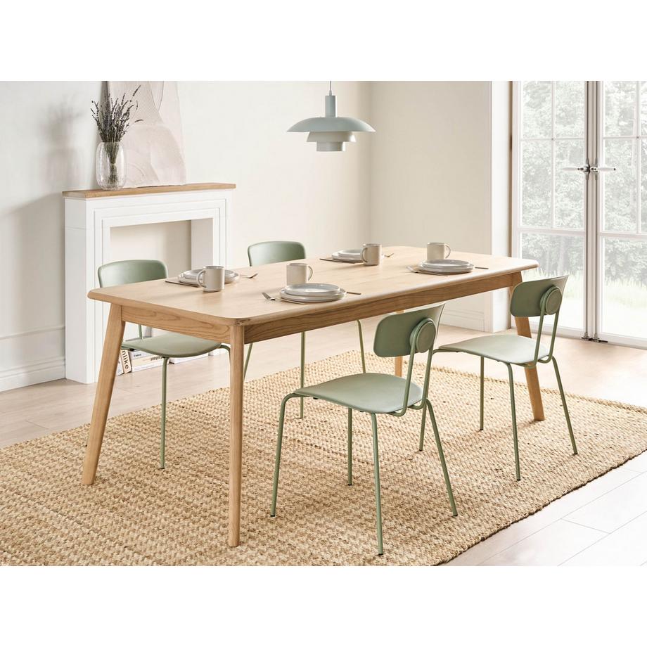 Beliani Tavolo da pranzo en Fibra a media densità (MDF) Classico KEHO  