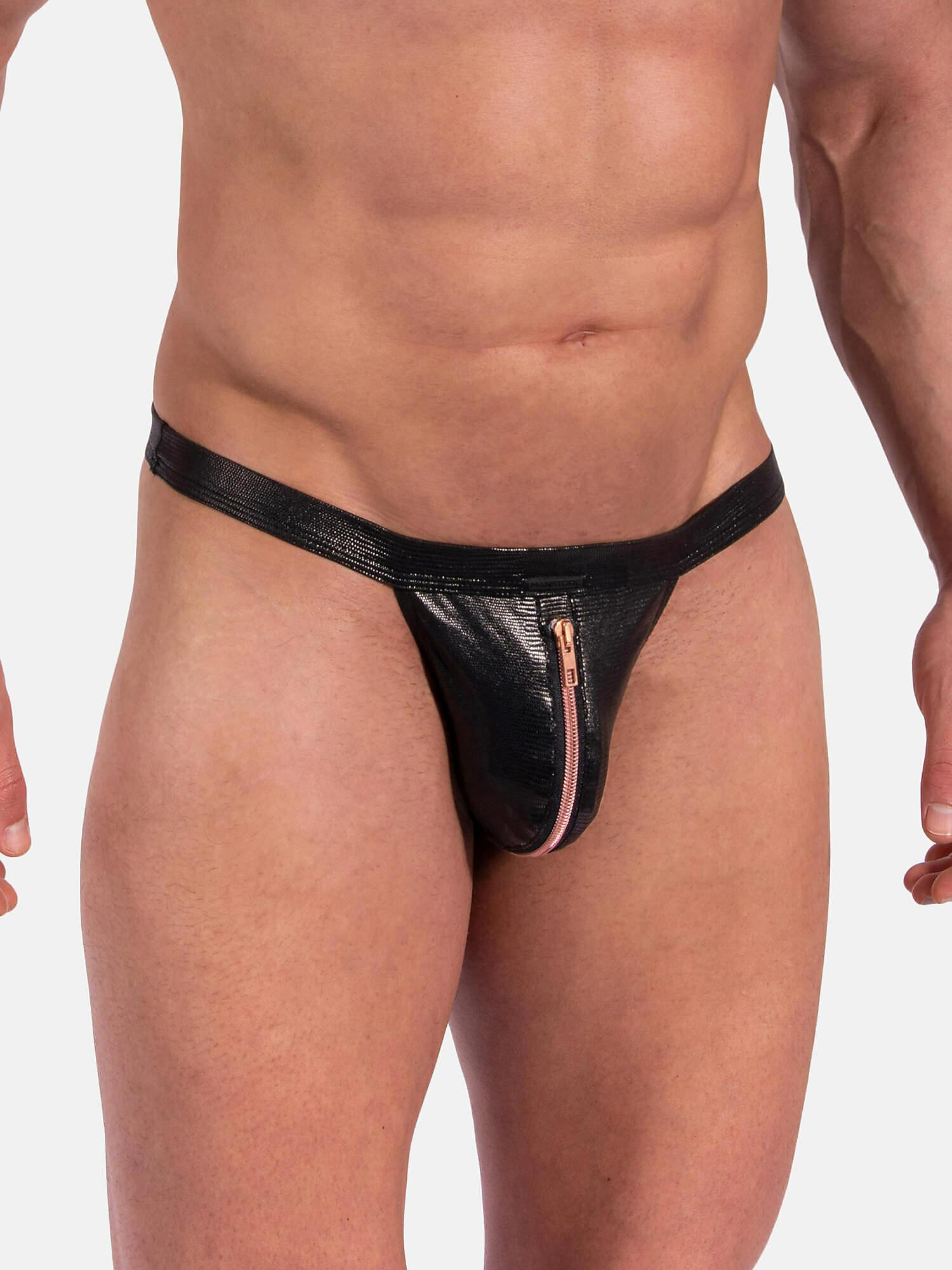 Image of String Mit Reißverschluss M2369 Unisex Schwarz L