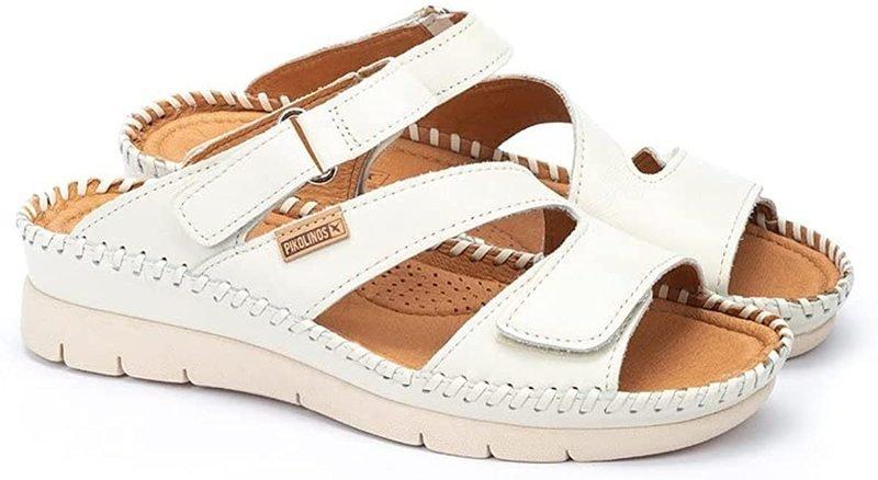 Image of Altea W7n 0933 - Leder Flip Flop Damen Offwhite 40