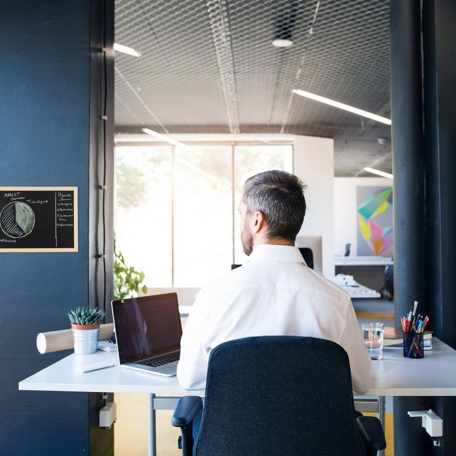 B2X  Tableau noir avec cadre en bois 