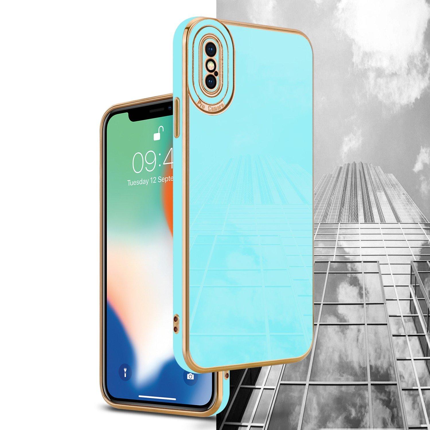 Cadorabo  Housse compatible avec Apple iPhone X / XS - Coque de protection en silicone TPU flexible et avec protection pour appareil photo 