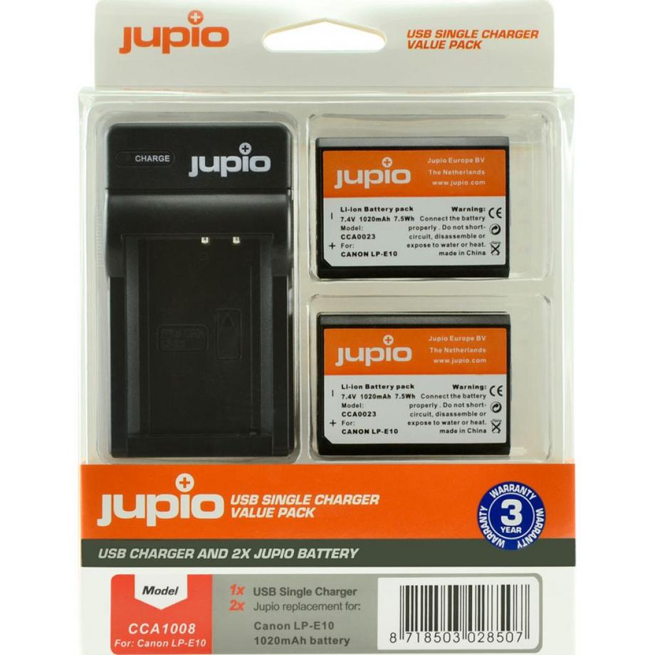 Jupio  Jupio CCA1008 Batteria per fotocamera/videocamera Ioni di Litio 1020 mAh 