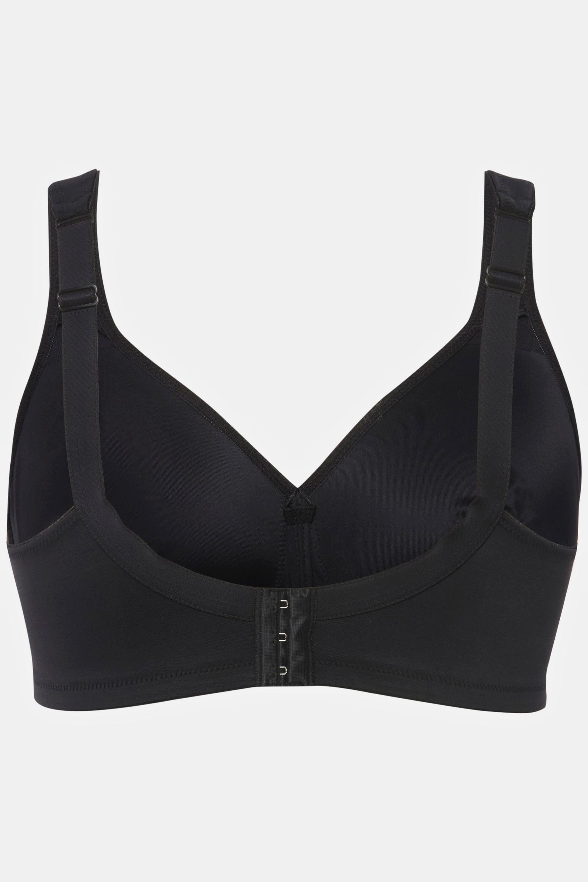 Ulla Popken  Reggiseno di microfibra traspirante con coppe preformate 