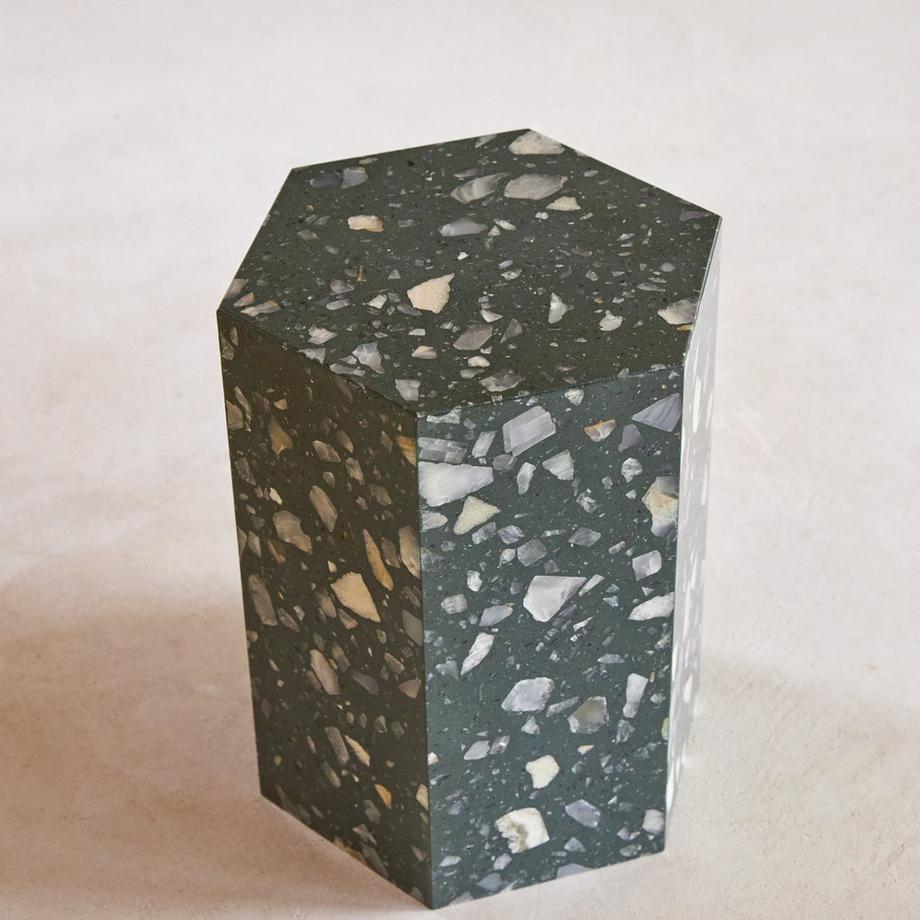 Tikamoon Sofaende aus Premium-Terrazzo Zoé  