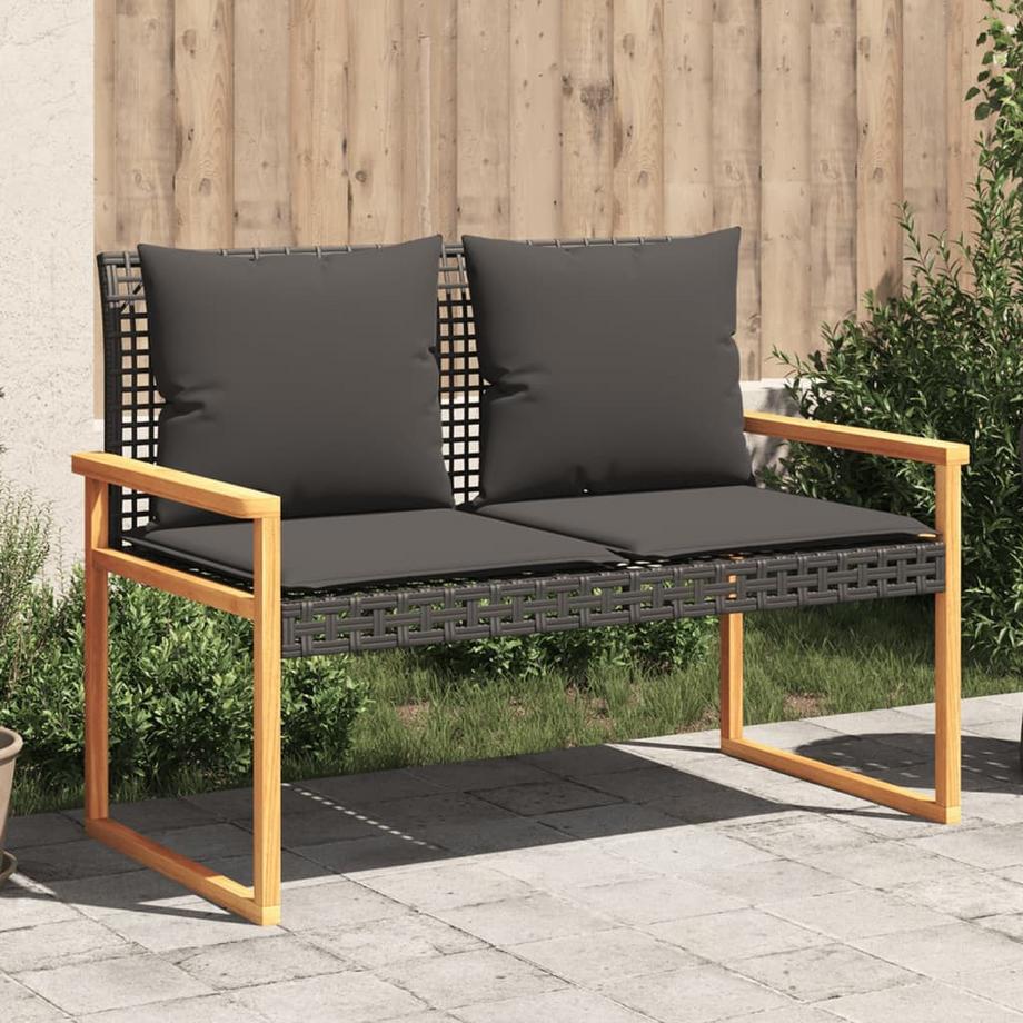 VidaXL Gartenbank poly-rattan  