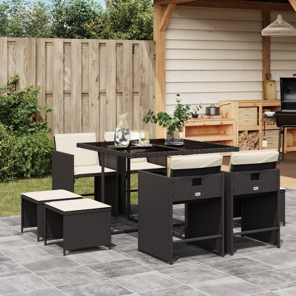 VidaXL Garten essgruppe poly-rattan  