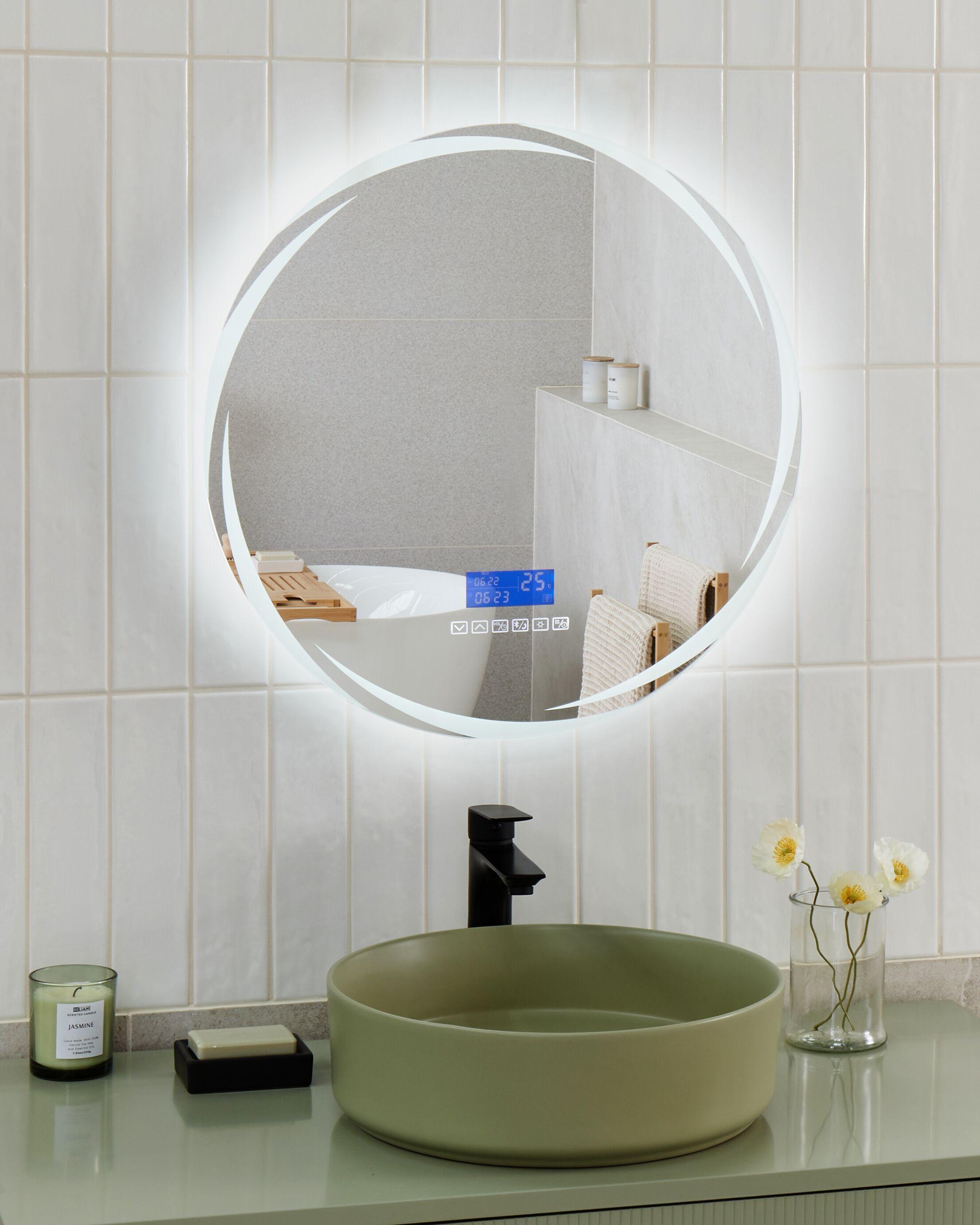 Beliani Miroir en Matière synthétique Glamour TANAY  