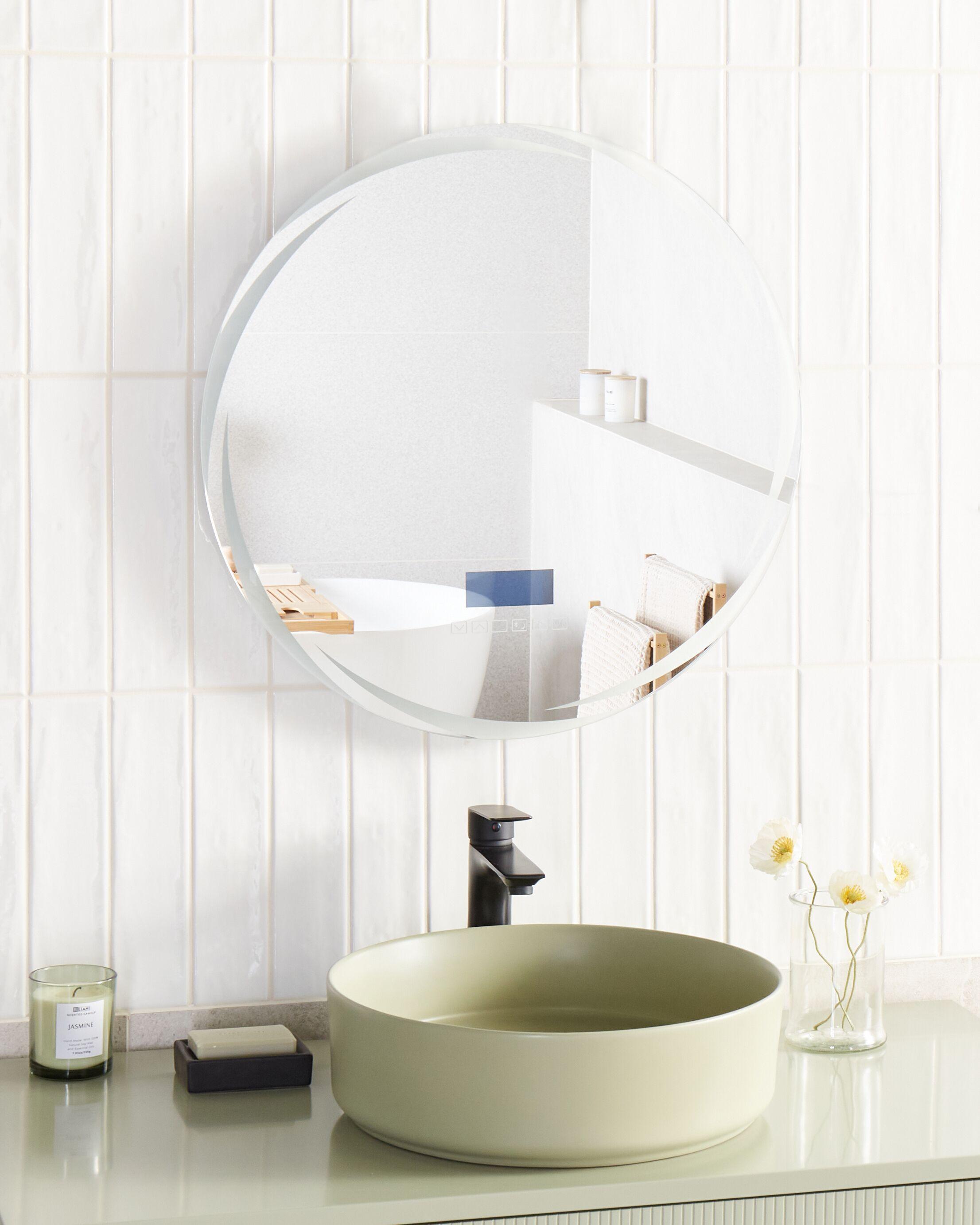 Beliani Miroir en Matière synthétique Glamour TANAY  