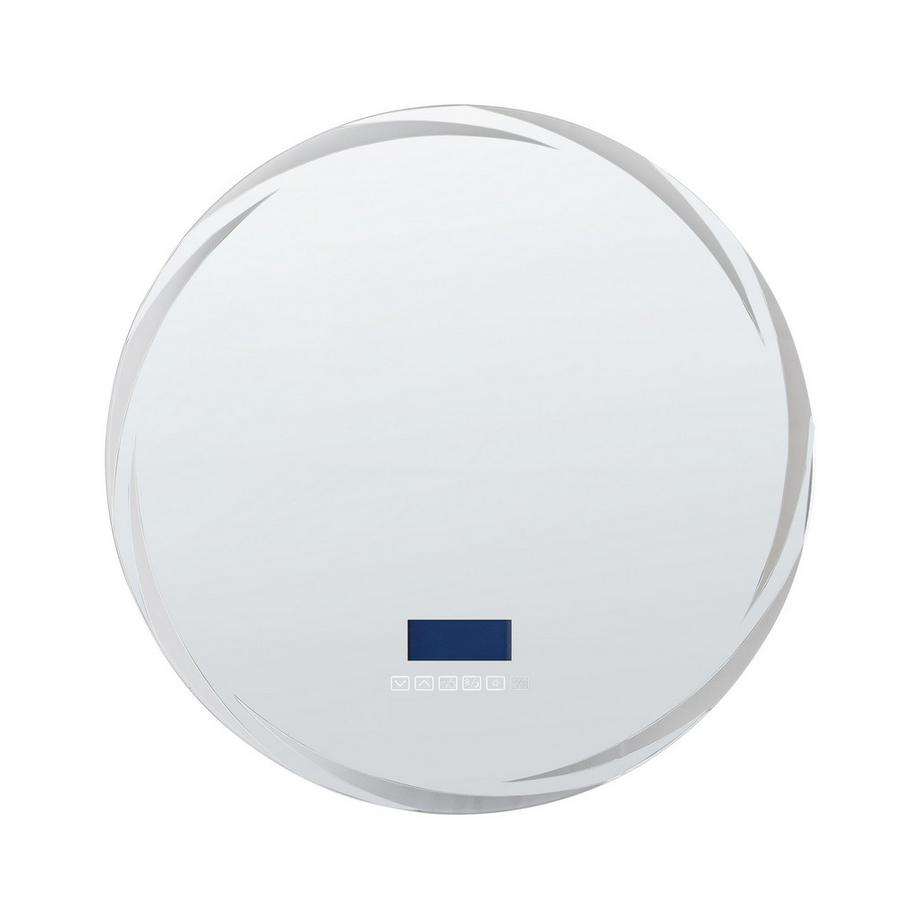 Beliani LED-Badezimmer-Spiegel aus Kunststoff Retro TANAY  