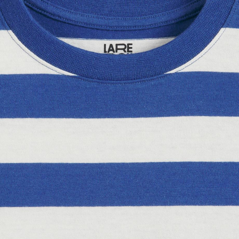 La Redoute Collections  Robe-T-shirt rayée à manches courtes 