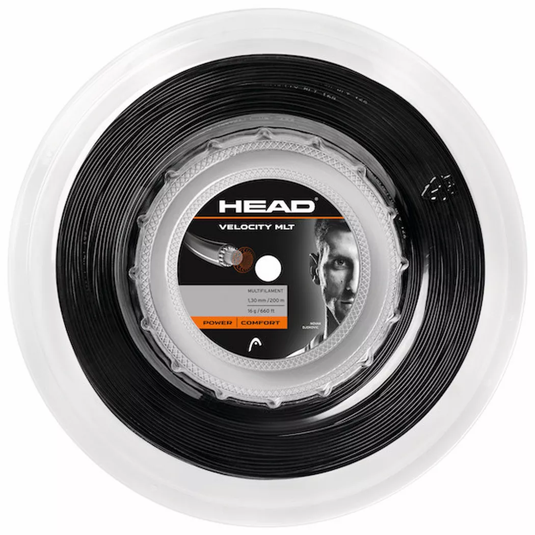 Head Velocity MLT String Reel 200m-Black gauge 1,30