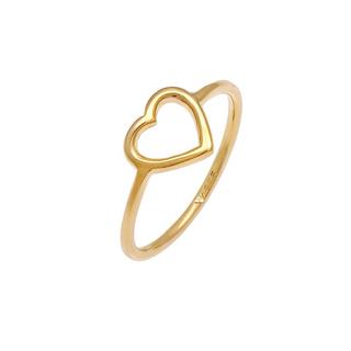 Elli  Bague Coeur Découpe Filigrane 