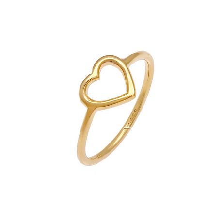 Elli  Bague Coeur Découpe Filigrane 