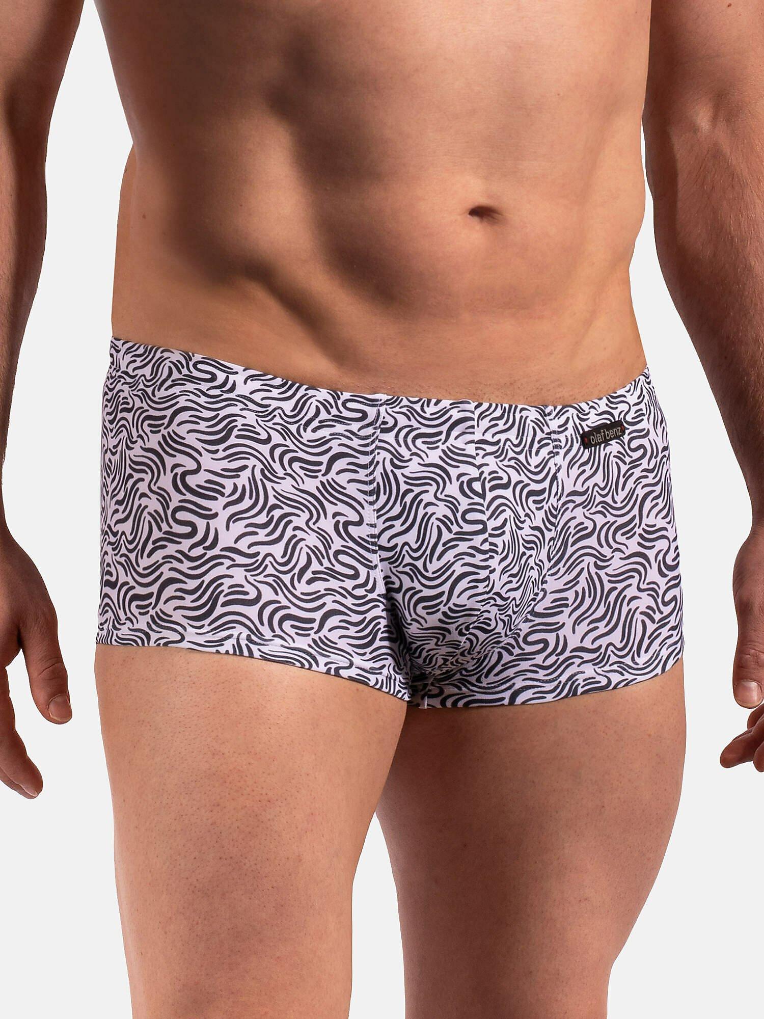 Image of Mini-badeshorty Herren Schwarz Bedruckt L