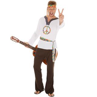 Tectake  Costume da uomo Hippie Jimmy 
