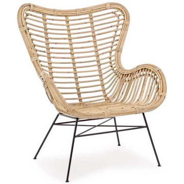 Chaise de jardin en osier Casilda