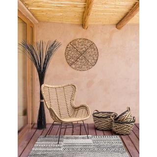 mutoni Chaise de jardin en osier Casilda  