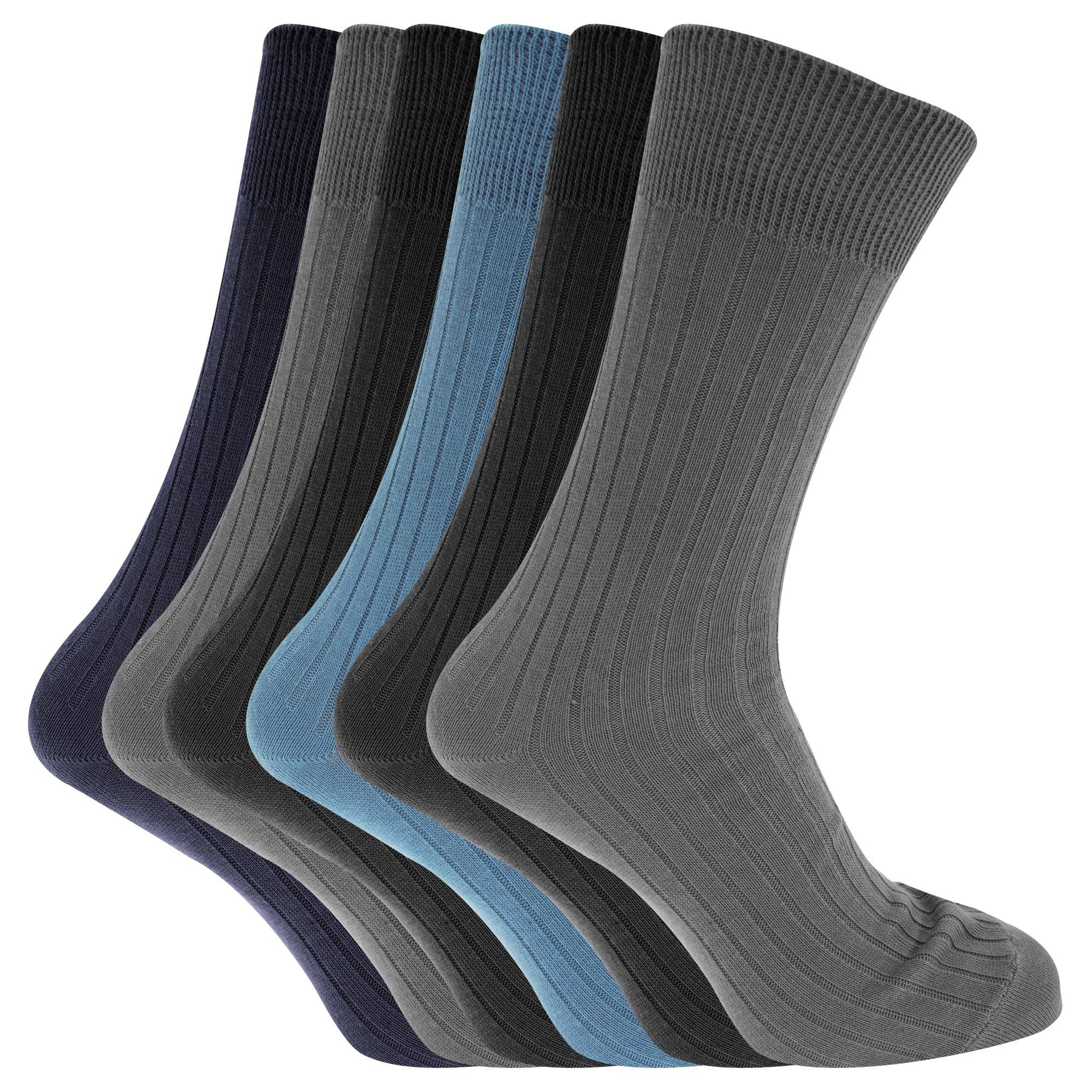 Image of Strümpfe Socken, 100% , Gerippt, 6erpack Herren Multicolor 39-43