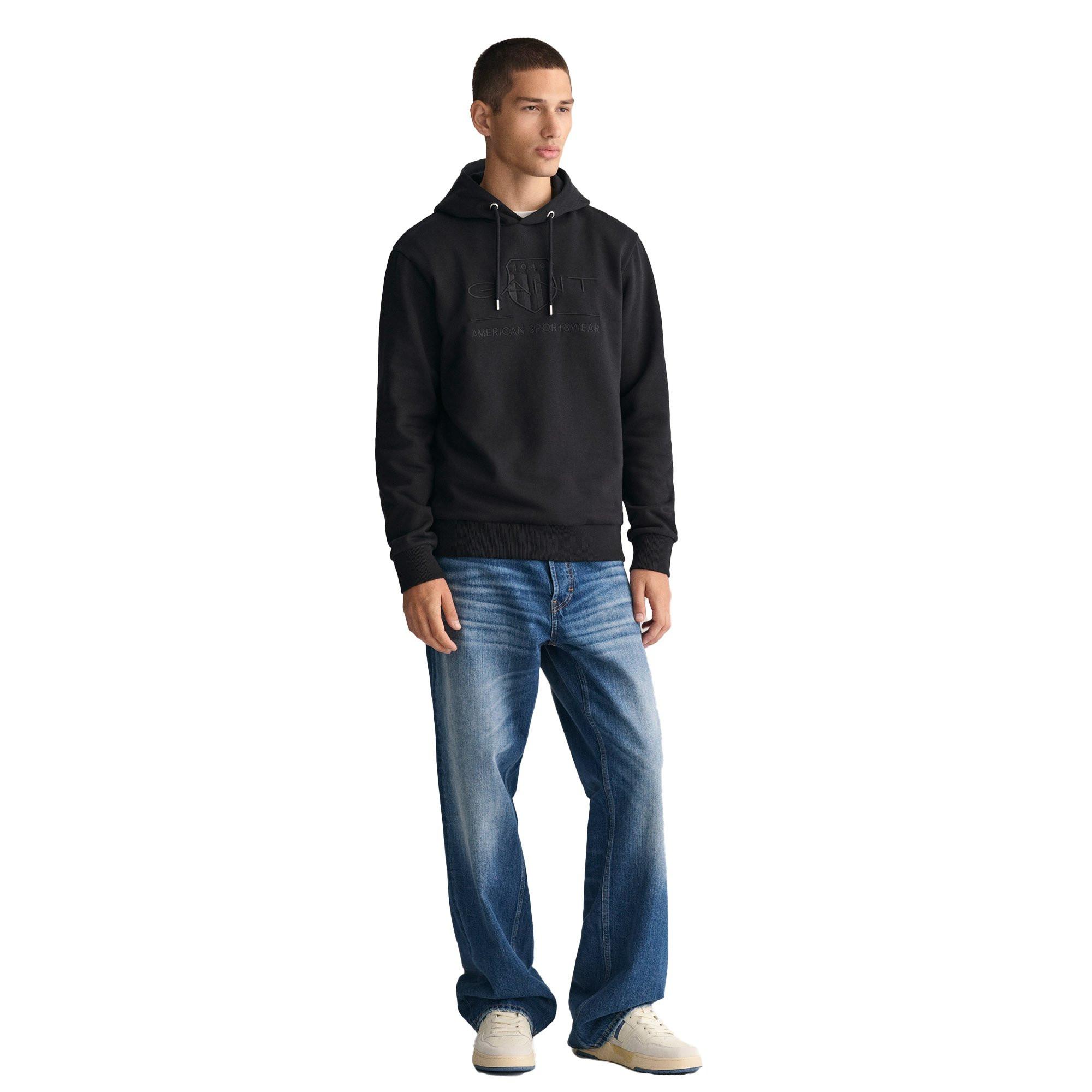 GANT  Sweatshirt  Bequem sitzend-REGULAR TONAL SHIELD HOODIE 