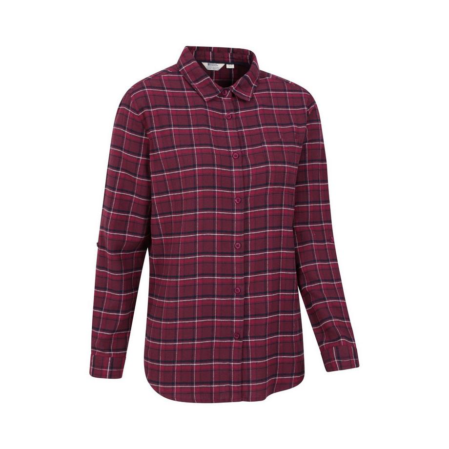 Mountain Warehouse Balsam Camicia a Quadri Maniche Lunghe  