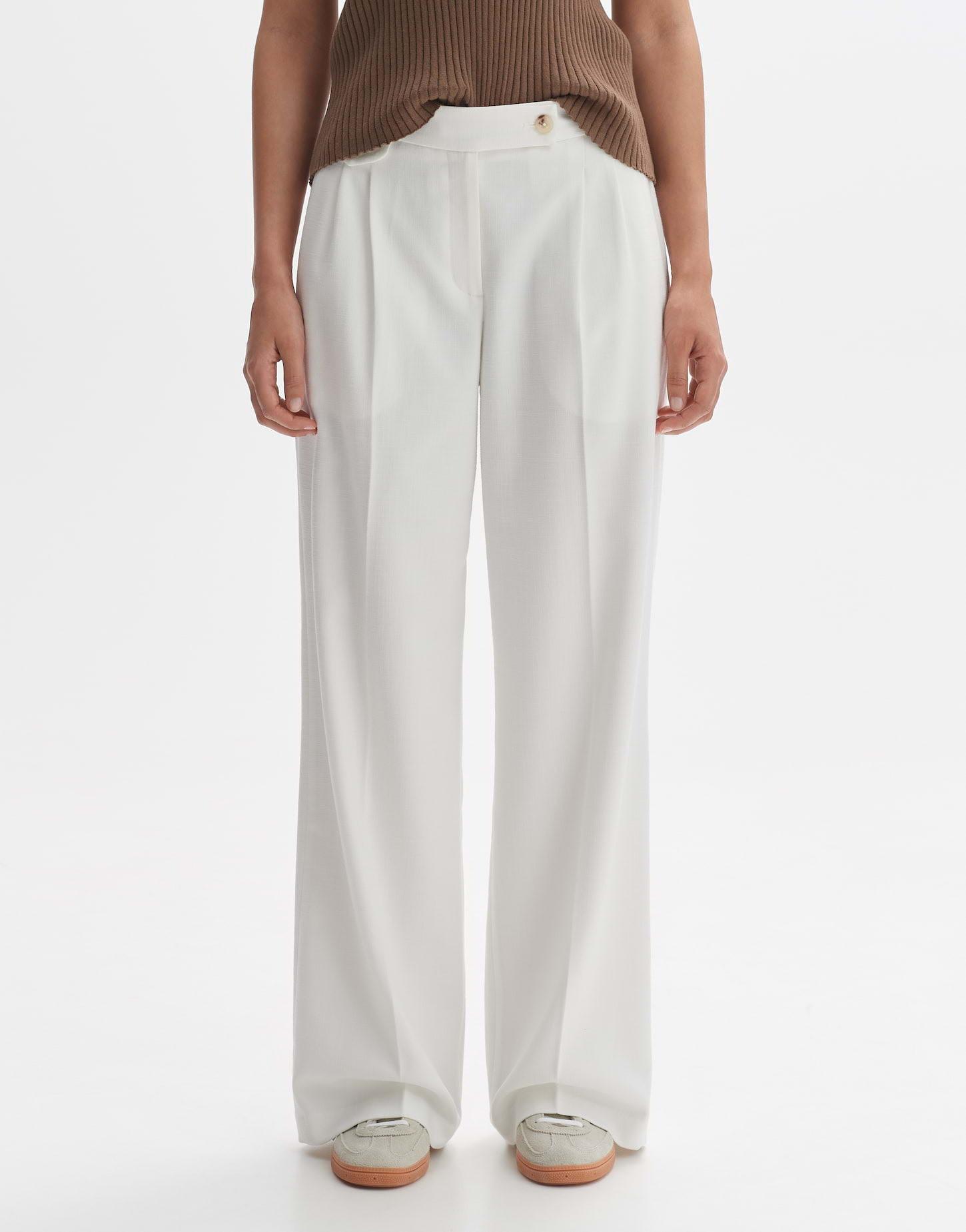 OPUS  Pantalon à pinces Marzena asymmetric Wide 