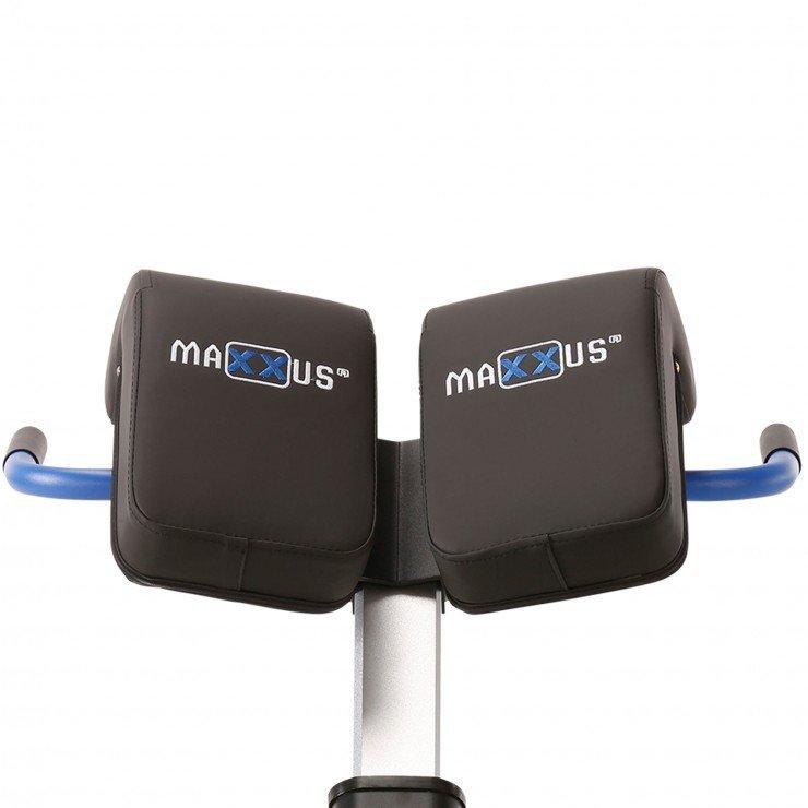 Maxxus  Poste d'hyperextension dorsal PRO avec poignées – Extension du dos, pompes 