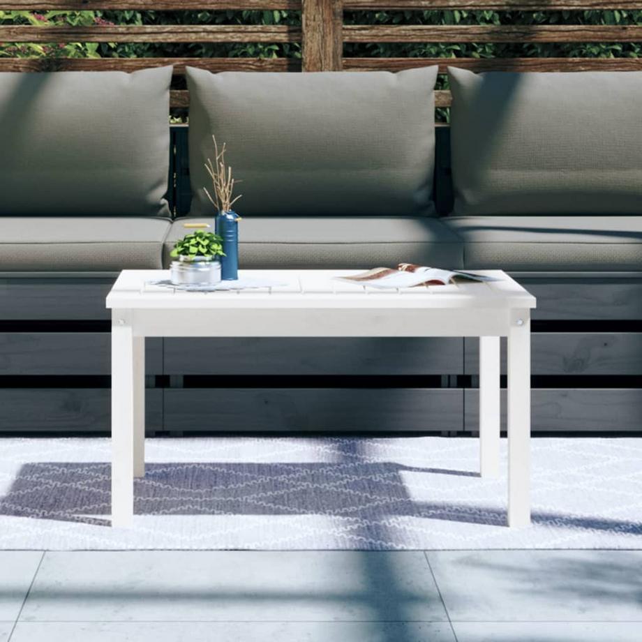 VidaXL Table de jardin bois de pin  
