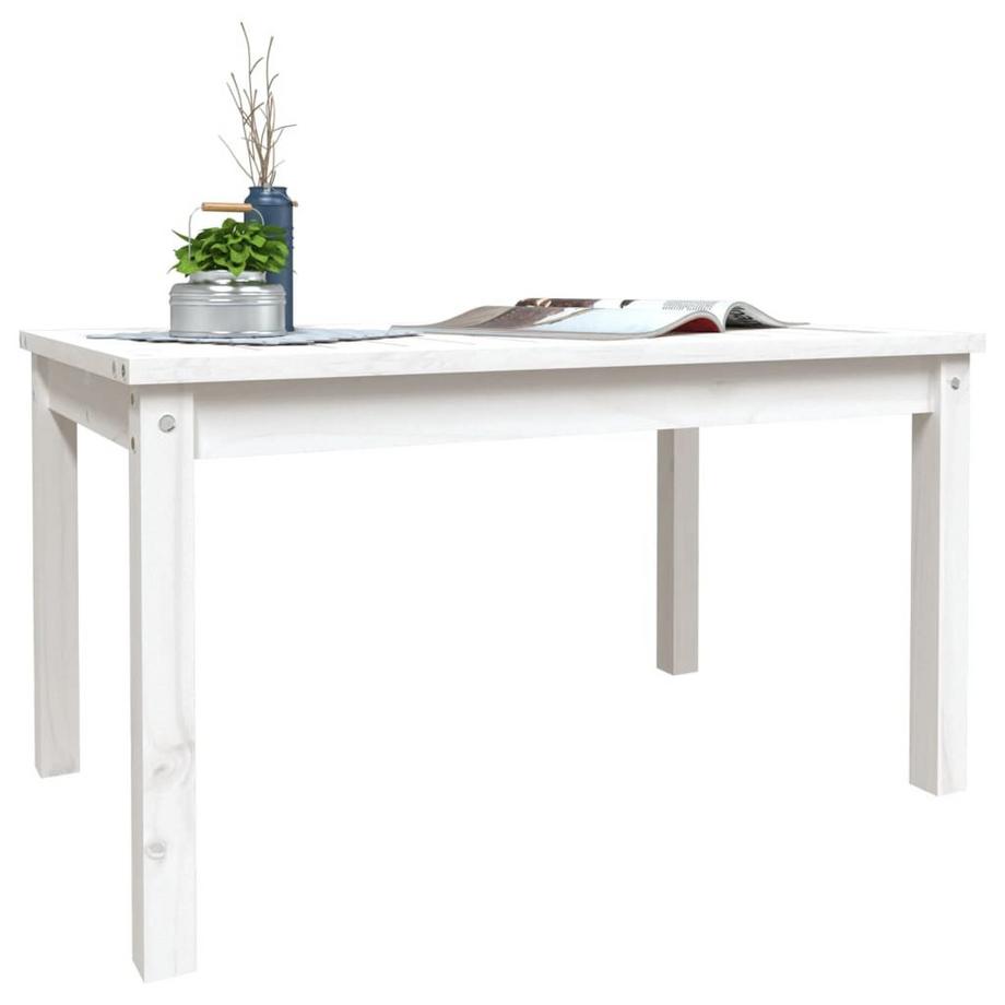 VidaXL Table de jardin bois de pin  