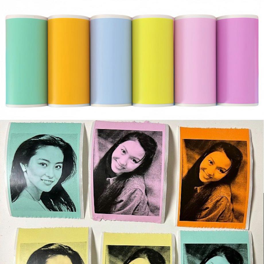 FitLife  Papier thermique adhésif, 1 rouleau pour mini-imprimante Tinyprint 