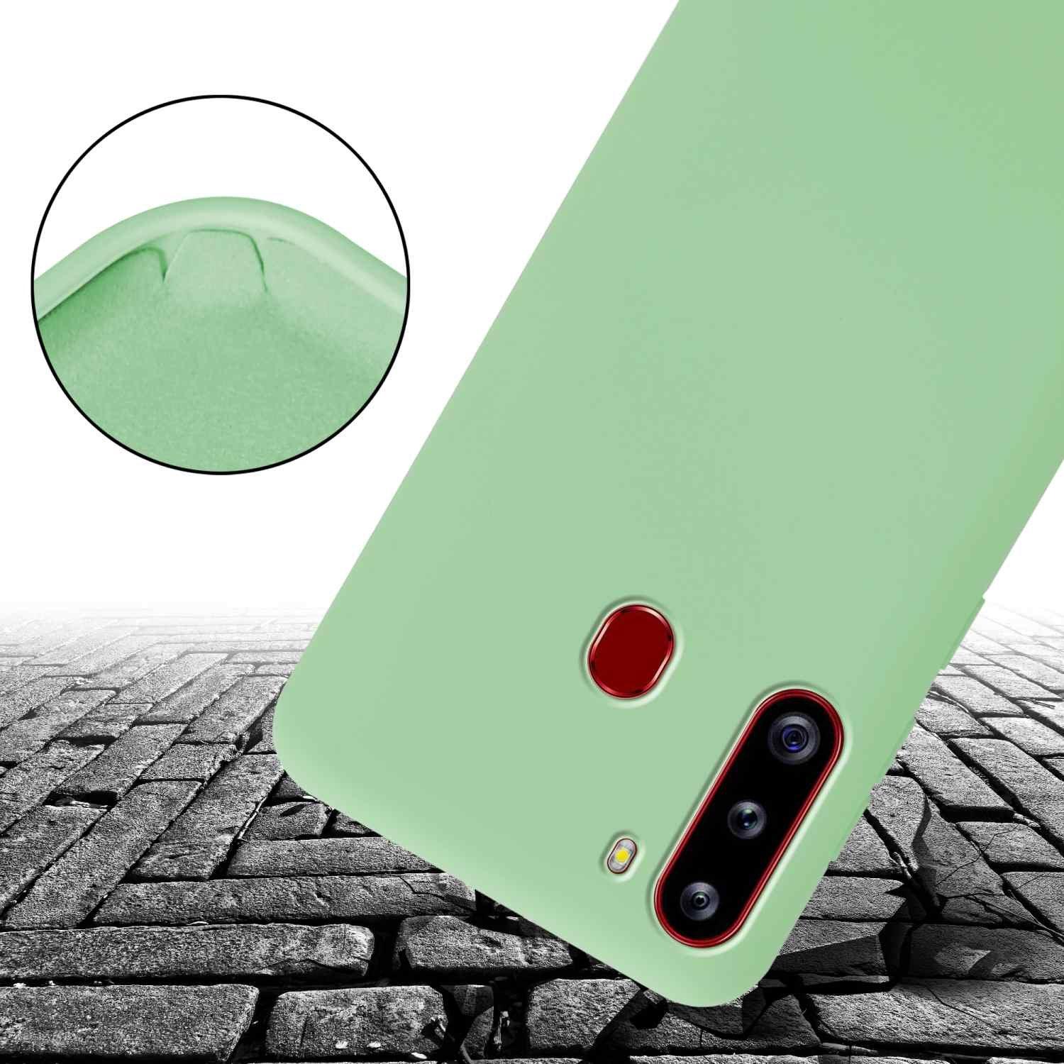 Cadorabo  Chaîne de téléphone portable compatible avec Samsung Galaxy A21 - Coque de protection en silicone avec cordelette réglable 