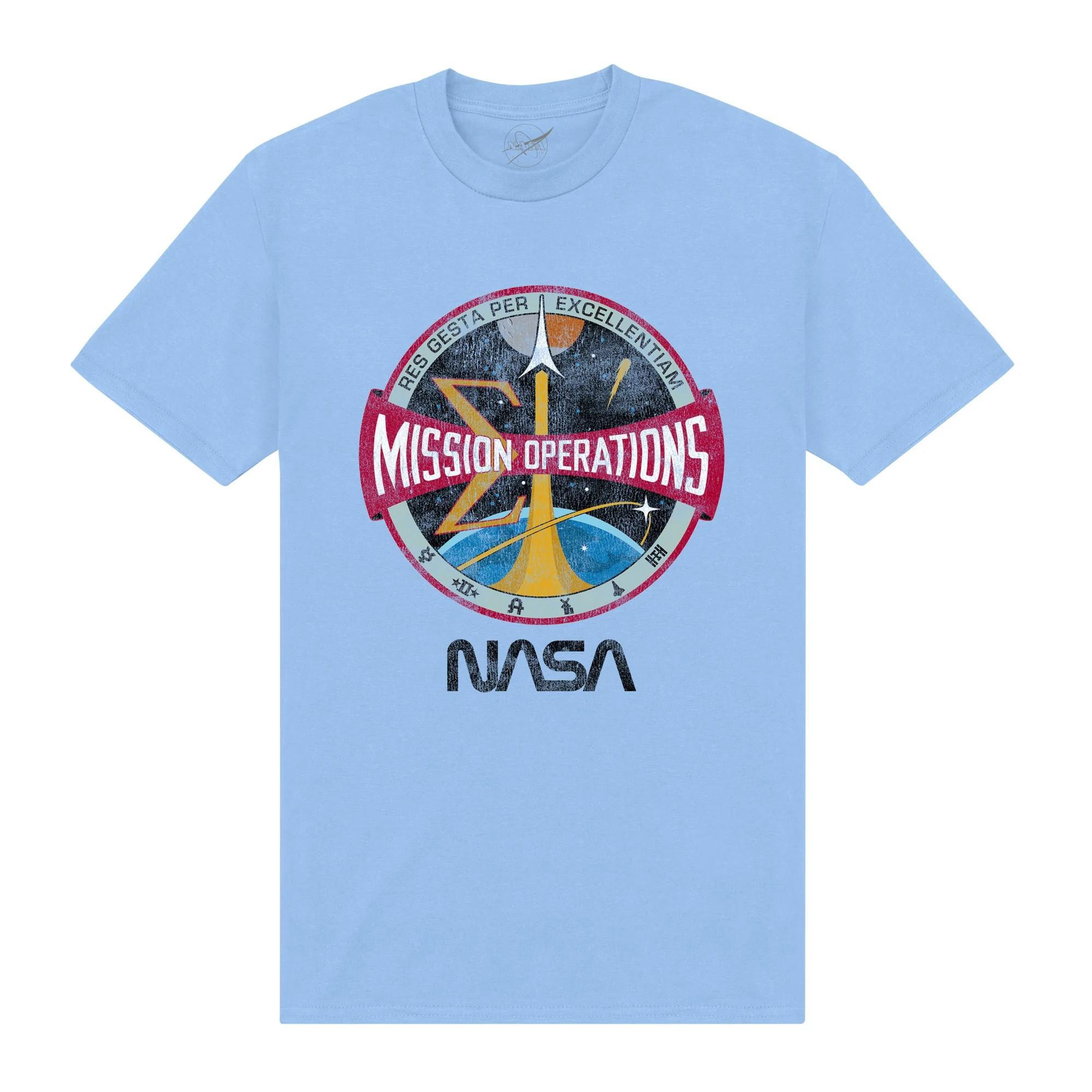 Image of Mission Ops Tshirt Herren Hellblau L
