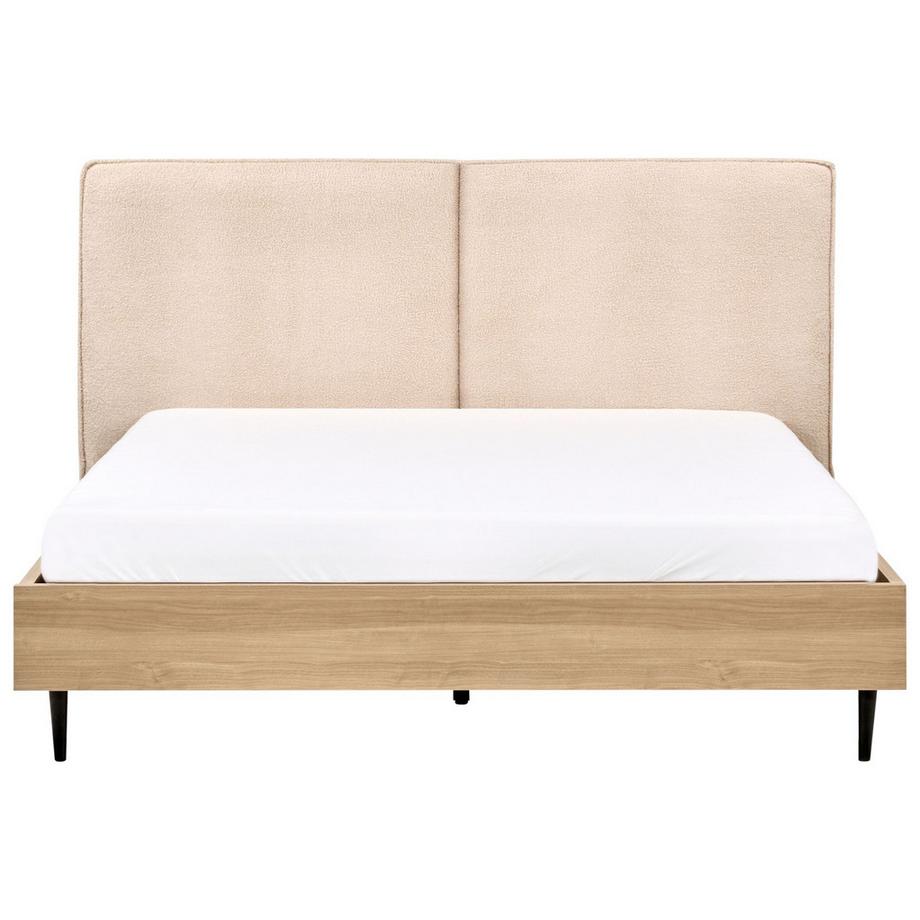 Beliani Letto en Bouclé Classico IZERNORE  