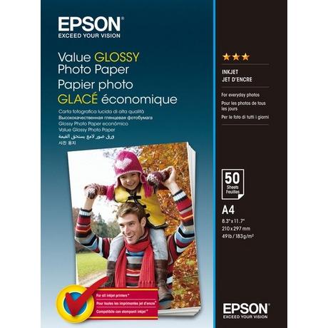 EPSON EPSON Value Photo Paper A4 S400036 InkJet 183g 50 Blatt  